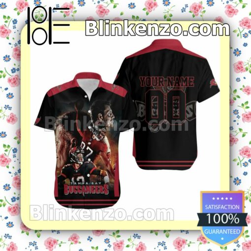 Personalized Tampa Bay Buccaneers Legends Black Summer Shirt