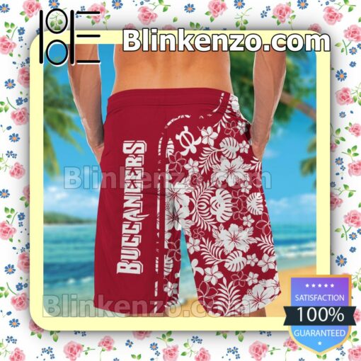Personalized Tampa Bay Buccaneers & Mickey Mouse Mens Shirt, Swim Trunk a