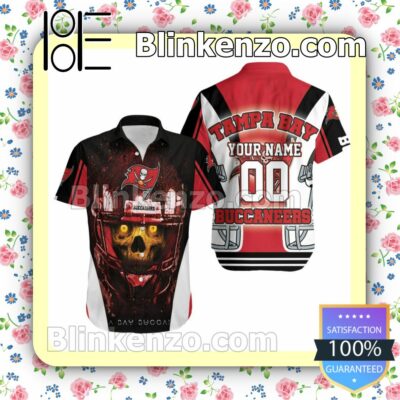 Personalized Tampa Bay Buccaneers Nfl Skull Summer Shirt