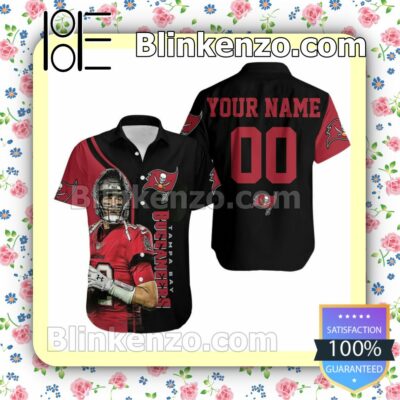 Personalized Tampa Bay Buccaneers Tom Brady Posture Legend Summer Shirt