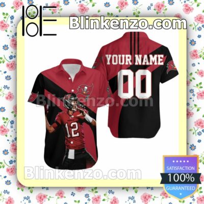 Personalized Tampa Bay Buccaneers Tom Brady Throw Ball Summer Shirt
