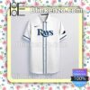Personalized Tampa Bay Rays White Gift For Fans Summer Hawaiian Shirt, Mens Shorts