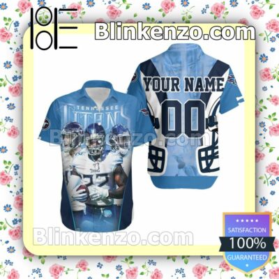 Personalized Team Tennessee Titans Afc South Champions Super Bowl 2021 Blue Summer Shirt