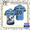 Personalized Tennessee Titans Helmet Symbol Summer Shirt