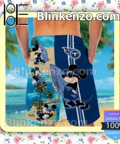 Personalized Tennessee Titans Mickey Mens Shirt, Swim Trunk a