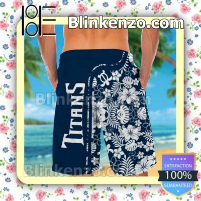 Personalized Tennessee Titans & Mickey Mouse Mens Shirt, Swim Trunk a