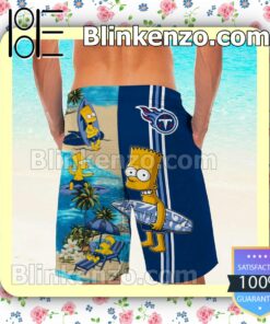 Personalized Tennessee Titans Simpsons Mens Shirt, Swim Trunk a