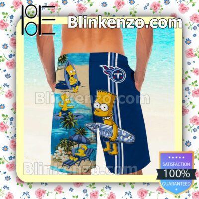 Personalized Tennessee Titans Simpsons Mens Shirt, Swim Trunk a