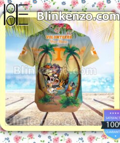 Personalized Tennessee Volunteers Flamingo Parrot Mens Shirt, Swim Trunk a