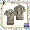 Personalized Texas Longhorns Camouflage Pattern Summer Shirt