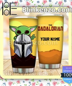 Personalized The Dadalorian And Baby Yoda Sunset 30 20 Oz Tumbler