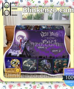 Personalized The Nightmare Before Christmas Till Death Do Us Part Customized Handmade Blankets b