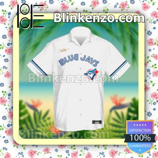 Personalized Toronto Blue Jays Baseball White Logo Branded Summer Hawaiian Shirt, Mens Shorts a