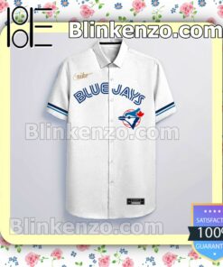 Personalized Toronto Blue Jays White Gift For Fans Summer Hawaiian Shirt, Mens Shorts
