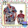 Personalized Washington Nationals Tropical Floral America Flag For MLB Football Lovers Mens Shirt, Swim Trunk