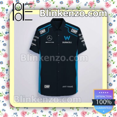 Personalized Williams F1 Racing Duracell Omp One S Black Summer Hawaiian Shirt a