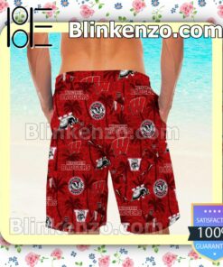 Personalized Wisconsin Badgers Coconut Mens Shirt, Swim Trunk a