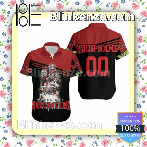 Personalized Yoda Tampa Bay Buccaneers Black And Red Summer Shirt