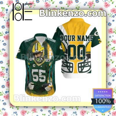 Personalized Za'darius Smith 55 Green Bay Packers Nfc North Champions Super Bowl 2021 Summer Shirt
