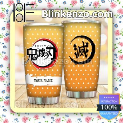 Personalized Zenitsu Agatsuma Demon Slayer Uniform 30 20 Oz Tumbler