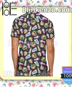 Pick Your Poison Disney Villains Inspired Black Summer Hawaiian Shirt, Mens Shorts a