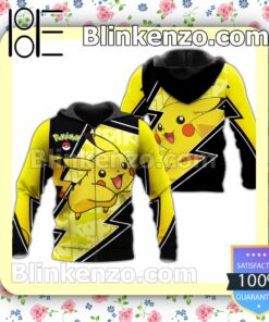 Pikachu Pokemon Anime Personalized T-shirt, Hoodie, Long Sleeve, Bomber Jacket