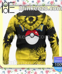 Pikachu Tie Dye Pokemon Anime Personalized T-shirt, Hoodie, Long Sleeve, Bomber Jacket x