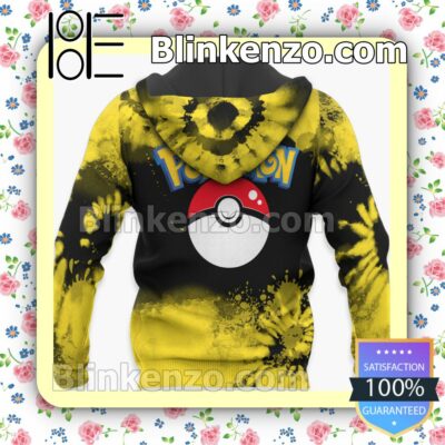 Pikachu Tie Dye Pokemon Anime Personalized T-shirt, Hoodie, Long Sleeve, Bomber Jacket x