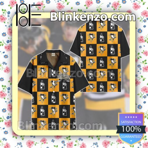 Pittsburgh Penguins Summer Hawaiian Shirt c