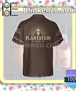 Plantation Rum Brown Summer Hawaiian Shirt b