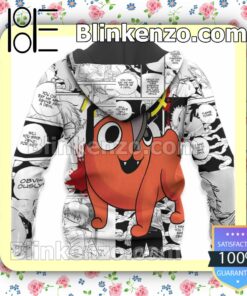 Pochita Manga Style Chainsaw Man Anime Personalized T-shirt, Hoodie, Long Sleeve, Bomber Jacket x