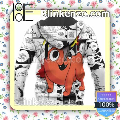Pochita Manga Style Chainsaw Man Anime Personalized T-shirt, Hoodie, Long Sleeve, Bomber Jacket x