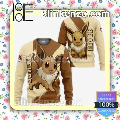 Pokemon Eevee Pokemon Anime Personalized T-shirt, Hoodie, Long Sleeve, Bomber Jacket a