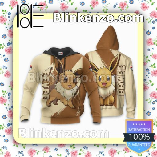 Pokemon Eevee Pokemon Anime Personalized T-shirt, Hoodie, Long Sleeve, Bomber Jacket b