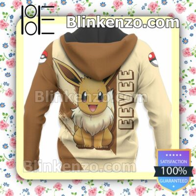 Pokemon Eevee Pokemon Anime Personalized T-shirt, Hoodie, Long Sleeve, Bomber Jacket x