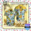 Pokemon Yellow Hibiscus Light Blue Summer Shirt