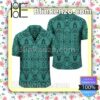 Polynesian Lauhala Mix Turquoise Summer Shirt