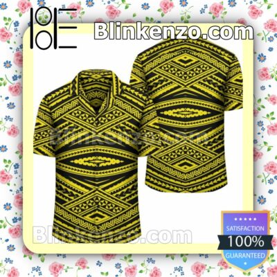 Polynesian Tatau Yellow Summer Shirt