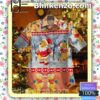 Pooh Christmas In The Winter Button-down Shirts