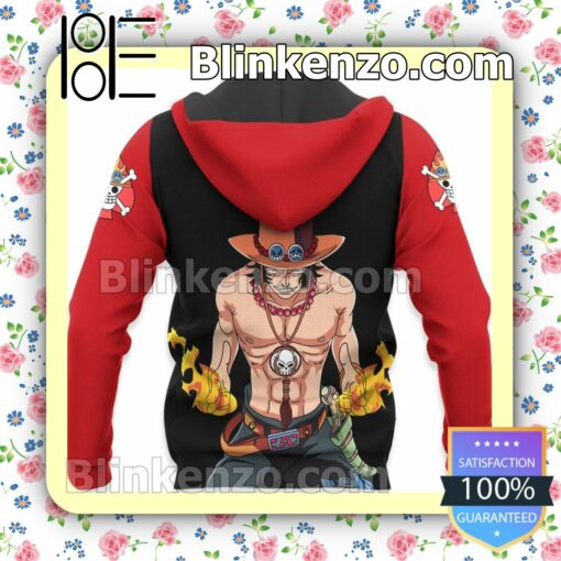 Portgas D Ace One Piece Anime Personalized T-shirt, Hoodie, Long Sleeve, Bomber Jacket x