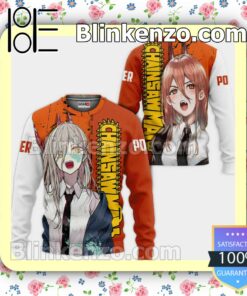 Power Chainsaw Man Anime Personalized T-shirt, Hoodie, Long Sleeve, Bomber Jacket a