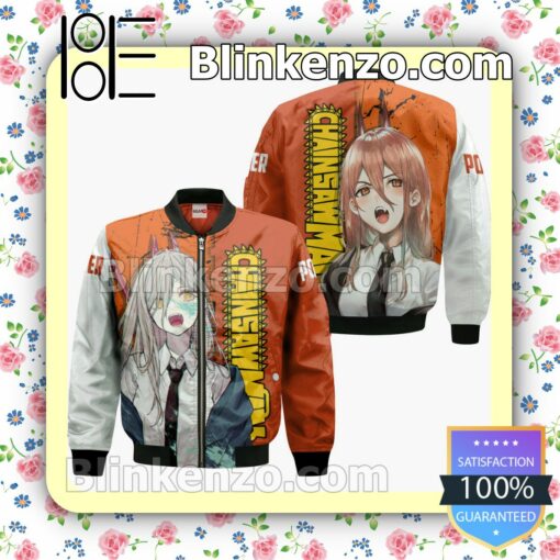 Power Chainsaw Man Anime Personalized T-shirt, Hoodie, Long Sleeve, Bomber Jacket c