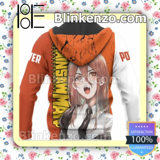 Power Chainsaw Man Anime Personalized T-shirt, Hoodie, Long Sleeve, Bomber Jacket x