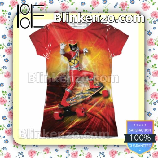 Power Rangers Dino Charge Skater Gift T-Shirts