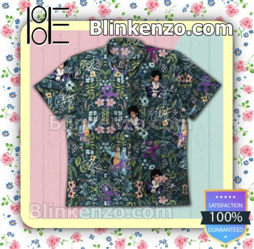 Prince Signatures Full Of Flowers Summer Shirt