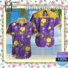 Prince Yellow Tropical Floral Purple Summer Shirt