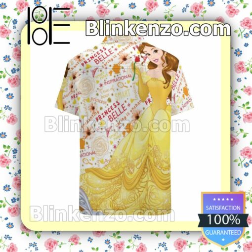 Princess Belle Caring Is Enchanting Disney Summer Hawaiian Shirt, Mens Shorts a