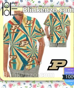 Purdue Boilermakers Retro Vintage Style Mens Shirt, Swim Trunk