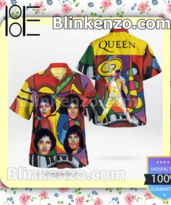 Queen Freddie Mercury Colorful Summer Shirts