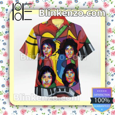 Queen Freddie Mercury Colorful Summer Shirts a